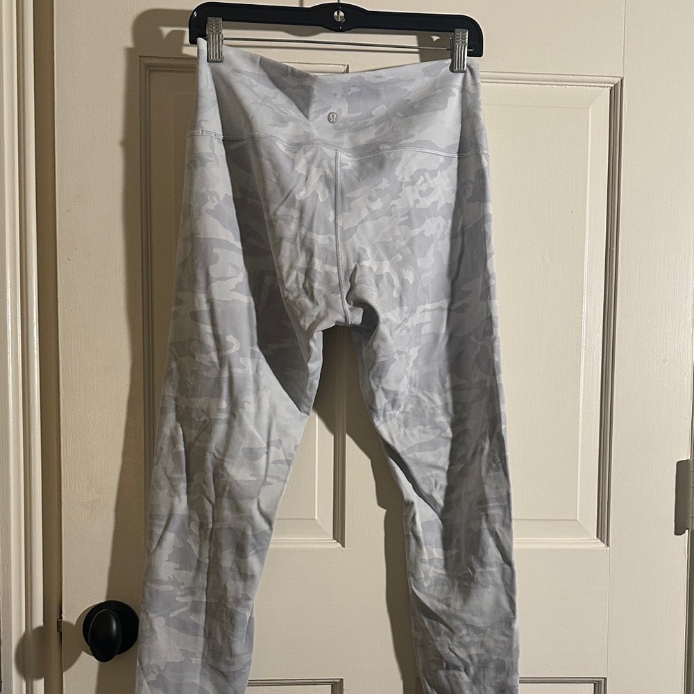 lululemon athletica Light Gray Camouflage Joggers
